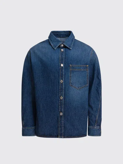 Givenchy Classic Denim Shirt With Button-up Front In Blue