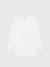 Givenchy Twisted Sleeve Overshirt In White