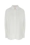 Givenchy Oversized Shirt In Poplin With Open Back In White