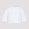 Givenchy Cropped Cotton Shirt With Button Closures In White