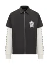 Givenchy Black And White Shirt With Double Layered Design In Black