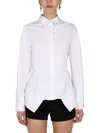 Givenchy Cotton Poplin Shirt With Insert In White