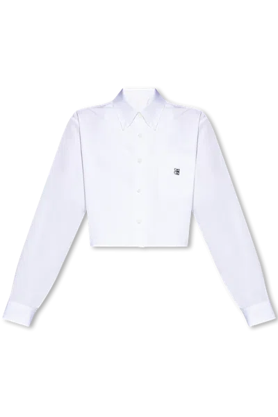 Givenchy Shirt With Logo In White