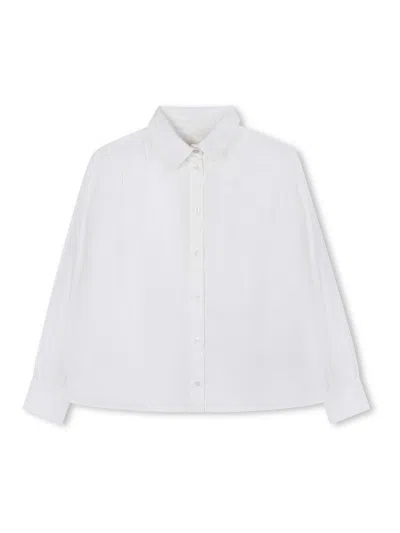 Givenchy Kids' Shirt With Logo In White