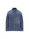 Givenchy Classic Denim Shirt With Button-up Front In Blue