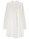 Givenchy Long Sleeved Shirt Dress In White