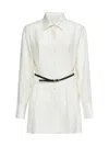Givenchy Ivory Silk Voyou Shirt In Beige