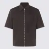 Givenchy Chemise Zippée À Détail 4g In Black