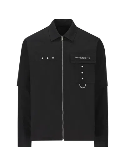 Givenchy Man Shirt Man Black Shirts