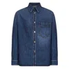 Givenchy Classic Denim Shirt With Button-up Front In Blue