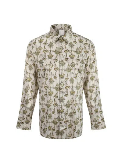 Givenchy Shirt In Cream/ochre