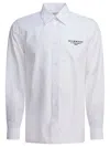 Givenchy Classic Fit Shirt With Logo Print Clothing In White