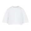 Givenchy Short-sleeved Cropped Shirt In White