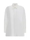 Givenchy Oversized Shirt In Poplin With Open Back In White