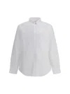 Givenchy Long-sleeve Cotton Shirt With Button-down Collar In White