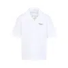 Givenchy Convertible-collar Logo-print Cotton-poplin Shirt In White
