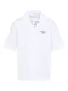 Givenchy Convertible-collar Logo-print Cotton-poplin Shirt In White