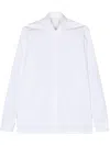Givenchy Lapel Long-sleeved Shirt In White