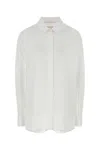Givenchy Oversized Shirt In Poplin With Open Back In White