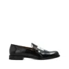 Givenchy Tux Brushed Leather Loafers In Black