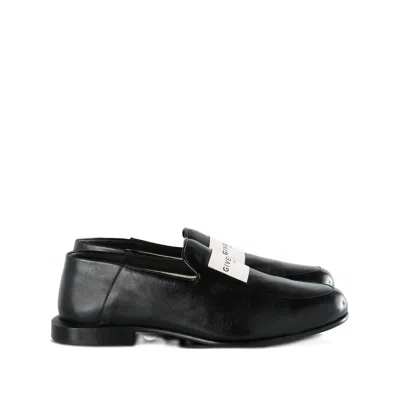 Givenchy Glossy Round Toe Loafers In Animal Print