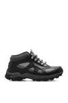 Givenchy Laced Bogs Rubber And Neoprene Boots In Black Grey