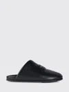 Givenchy Leather Slippers Featuring Flat Sole Design In Black