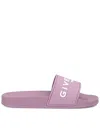 Givenchy Women Slipper With Logo In Purple