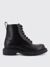 Givenchy Chunky Sole Round Toe Leather Ankle Boots In Multi