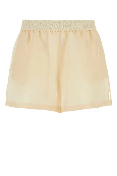 GIVENCHY GIVENCHY CREAM SILK BLEND SHORTS