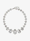 GIVENCHY SHORT 4G CRYSTAL NECKLACE IN METAL WITH CRYSTALS