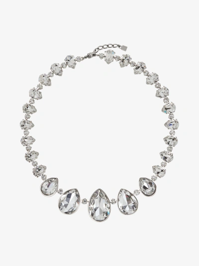 Givenchy Short 4g Crystal Necklace In Metal With Crystals In Multicolor