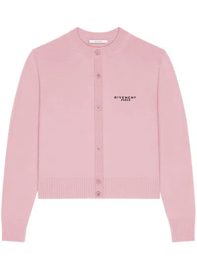 GIVENCHY GIVENCHY SHORT CREW NECK CARDIGAN CLOTHING