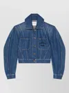 Givenchy Jean Paul Gaultier Multicolor The Yellow Butterfly Polyamide Cardigan In Blue