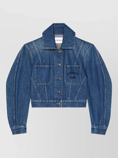 GIVENCHY DENIM CROPPED JACKET