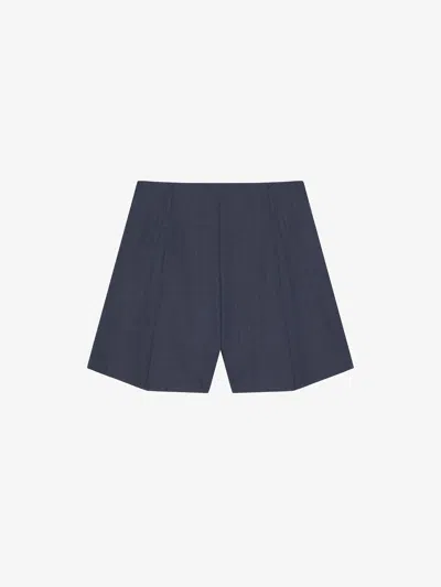 Givenchy Short En Laine In Blue