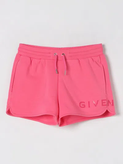 GIVENCHY SHORT GIVENCHY KIDS COLOR RED,G53376014