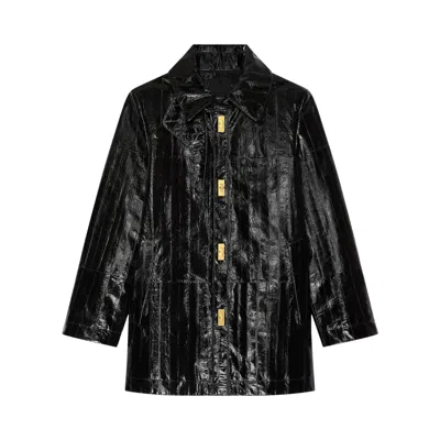 Pre-owned Givenchy Short Leather Jacket 'black' | Women's Size 36