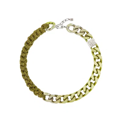 Pre-owned Givenchy Short Necklace 'lime' | Green | Men's Size Onesize