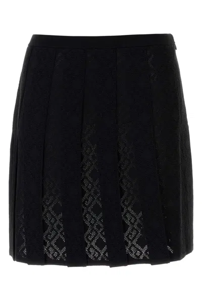 Givenchy Short Pleated Skirt In Black