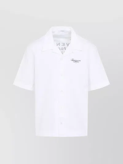 Givenchy Short Sleeve Casual Shirt For Everyday Wear In White