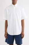Givenchy Collared Short-sleeve Shirt In White