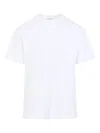 Givenchy Men White Crew Neck T-shirt With Logo On Front And Back In Cotton Man In White