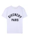 Givenchy Short Sleeve Crew Neck T-shirt With Logo In White