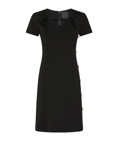 Givenchy Short Sleeve Dress In Black