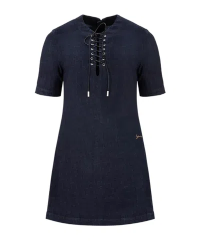 Givenchy Short Sleeve Dress In Black