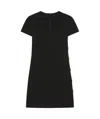 Givenchy Robe En Punto Milano À Boutons In Black
