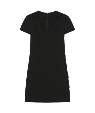 GIVENCHY GIVENCHY V-NECK SHORT-SLEEVED MINI DRESS