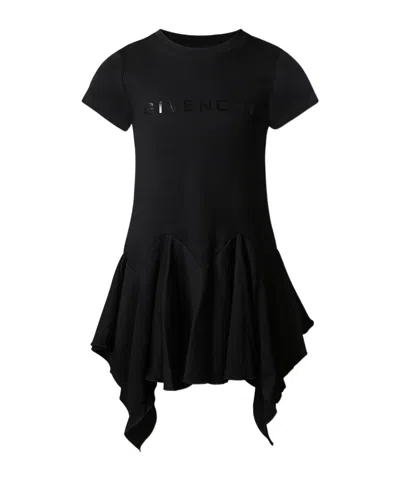 GIVENCHY GIVENCHY KIDS ASYMMETRIC SHORT-SLEEVED DRESS
