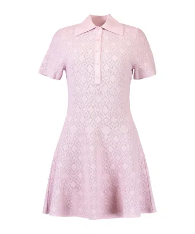 GIVENCHY GIVENCHY MONOGRAM 72 JACQUARD MINI POLO DRESS